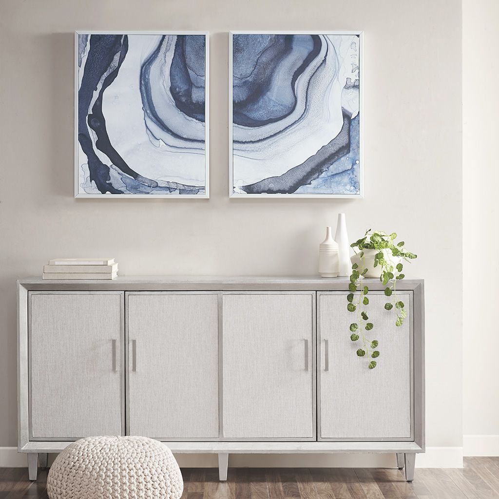 Diptych 2-piece Framed Canvas Wall Art Set - LOLA VEGAS ART