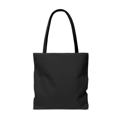 Fashionista Tote Bag - Wealthy Woman Giving the Finger - Bold and Audacious - Diamond Rings and Bracelets, Glam Girl Accessory, Black