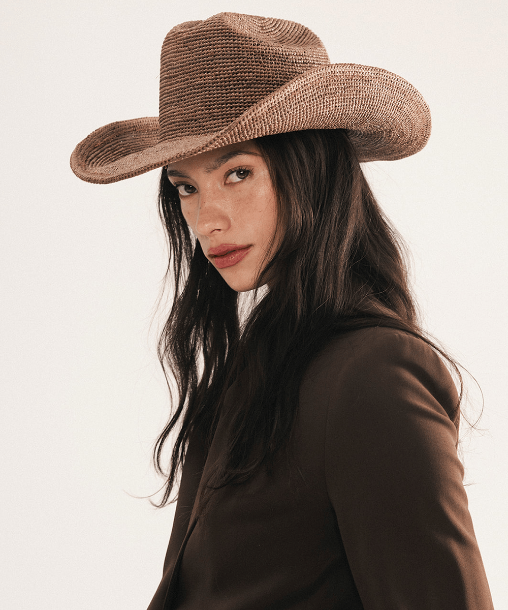 Ames Packable Straw Cowboy Hat