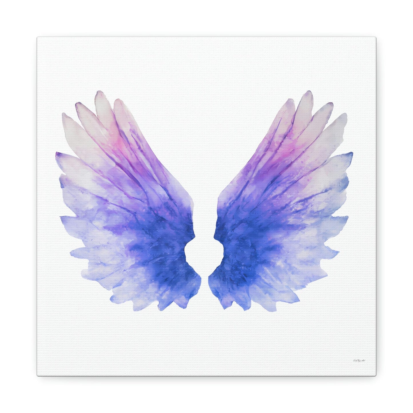 wall art, wall art canvas, wall art decor, wall art prints, angel wings, angel wings art, wings, wall art purple, wall art spiritual