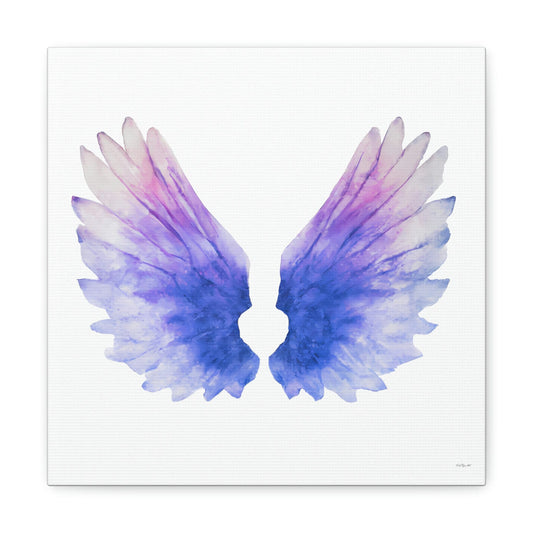 wall art, wall art canvas, wall art decor, wall art prints, angel wings, angel wings art, wings, wall art purple, wall art spiritual