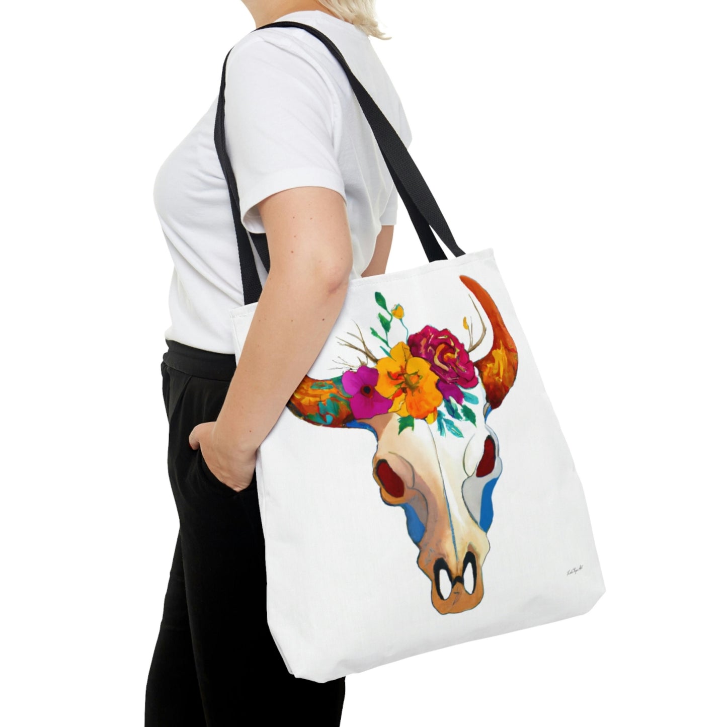 cow skull, bag, canvas bag, tote bag, gifts for women, canvas shopper, oversized canvas bag, reusable bag, shopping bag, tote bag for women