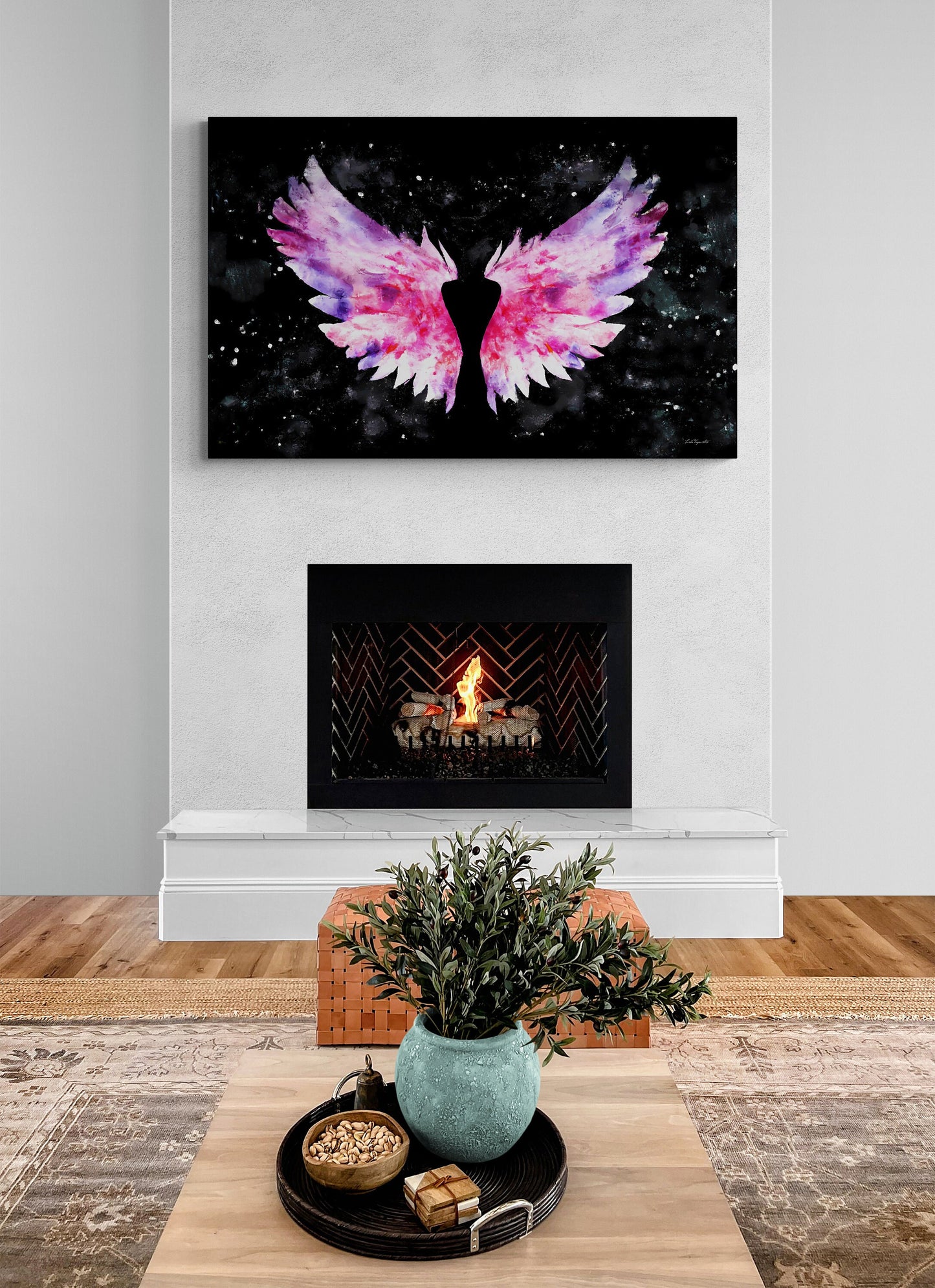 wall art, wall art canvas, wall art dcor, angel wings, angel wings art, modern wall art, wall art large, wings