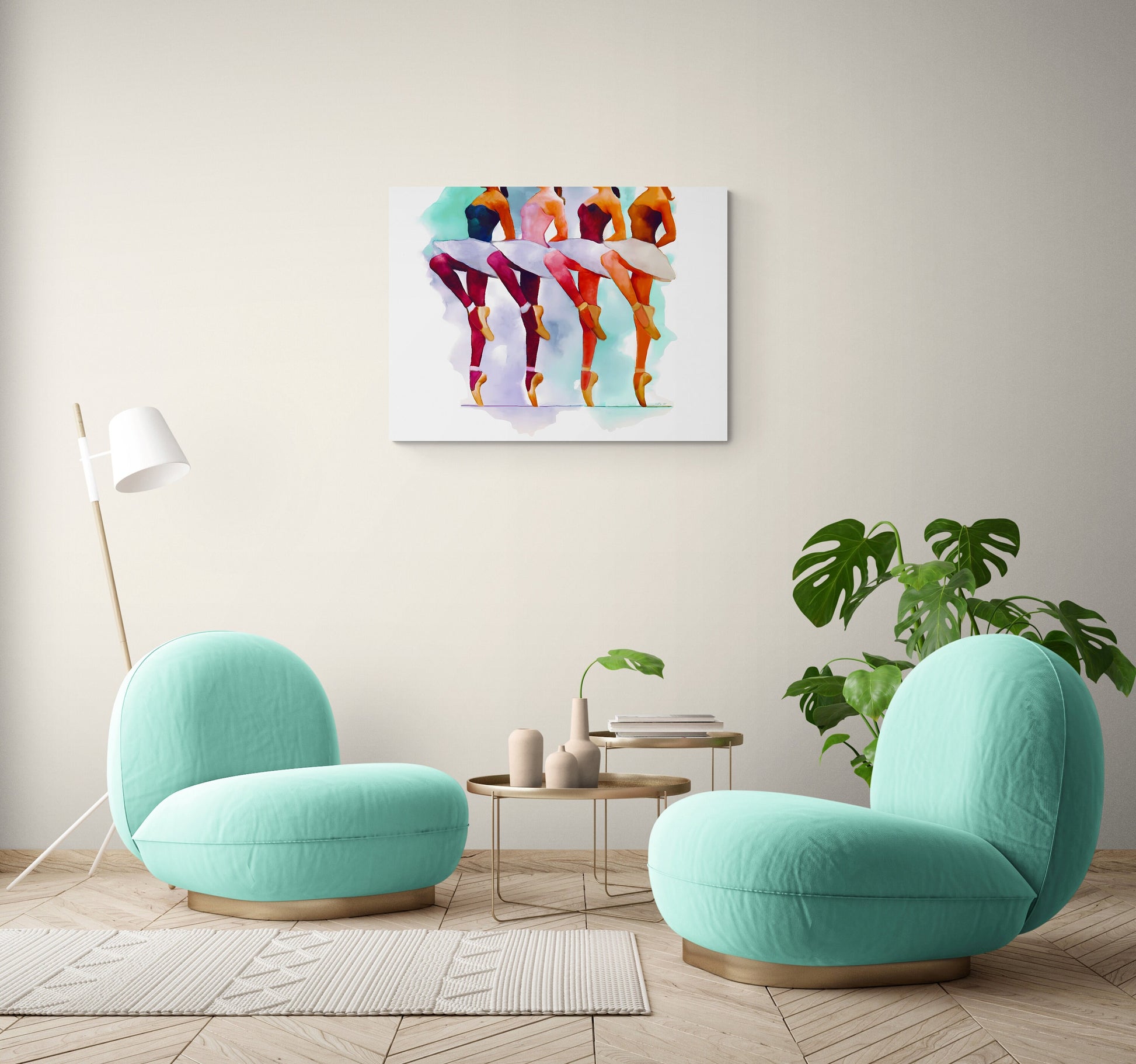 ballerina, toe shoes, wall art, wall art canvas, wall art dcor, room wall dcor, unique art, wall art women - LOLA VEGAS ART