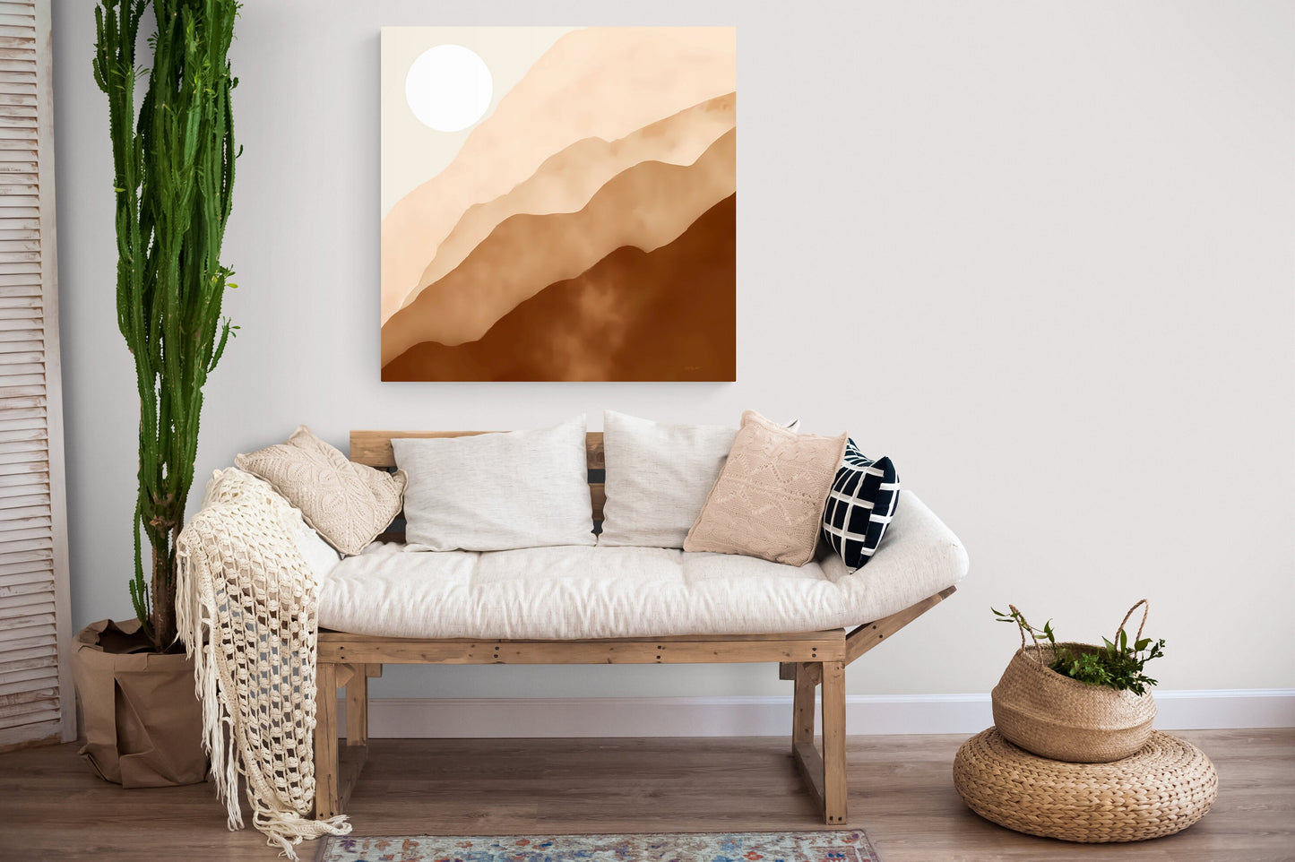 abstract, minimalist, moon, moon wall art, mountain wall art, wall art, wall art canvas, wall art dcor, boho