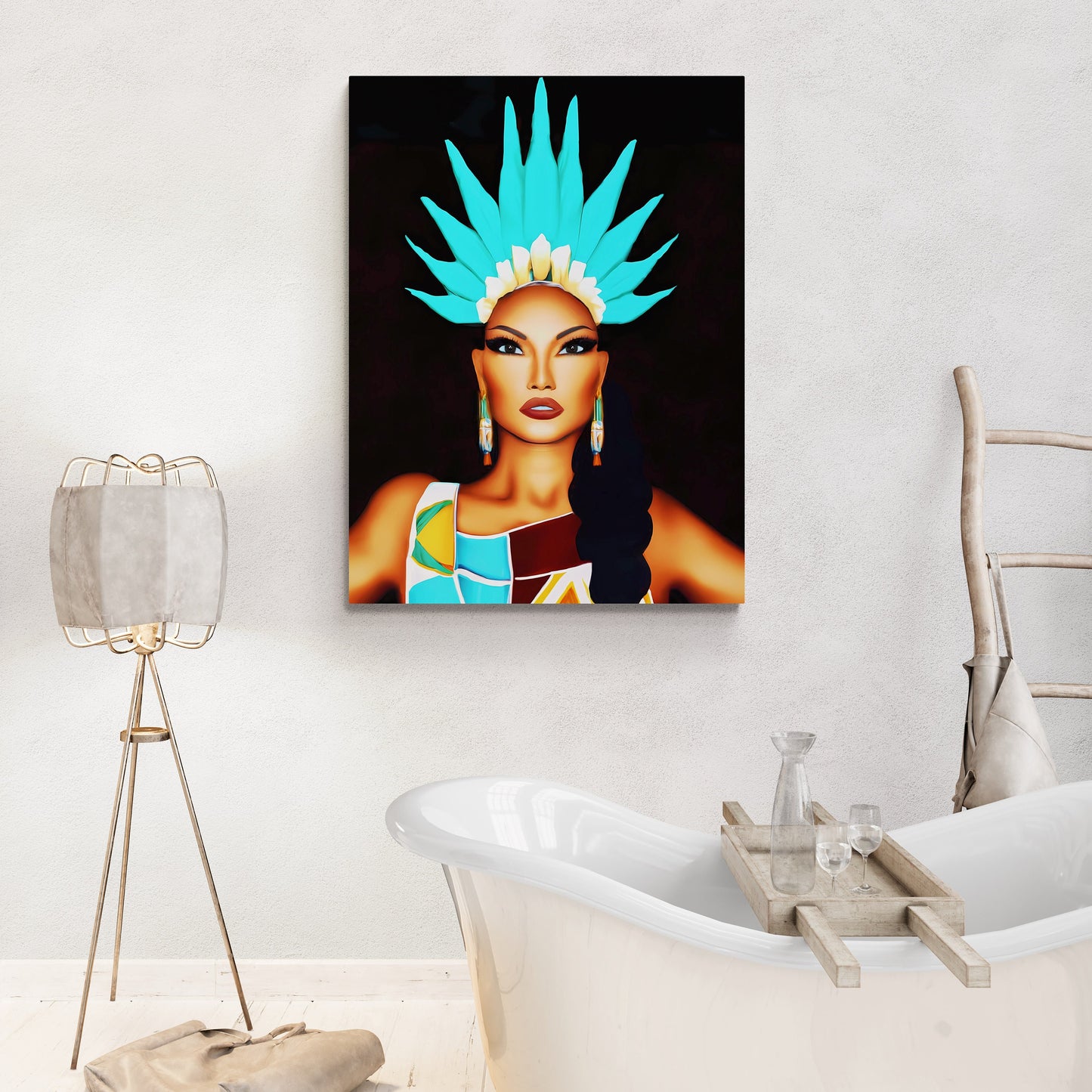 native american, woman, american indian, wall art, wall art canvas, wall art dcor, room wall dcor, unique art, southwestern