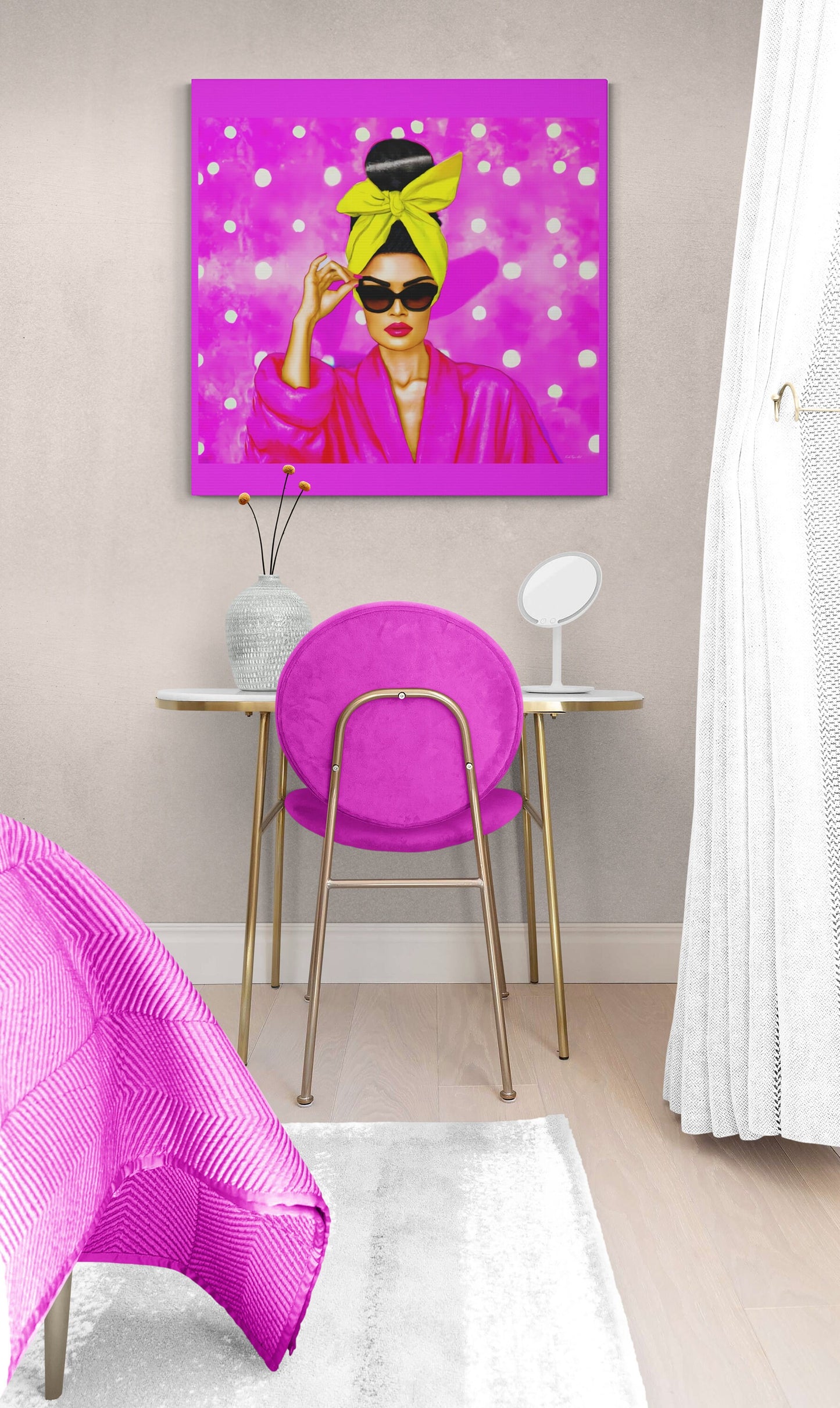 woman, sunglasses, wall art, wall art canvas, wall art dcor, room wall dcor, unique art, eclectic wall art