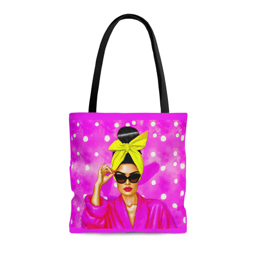 pink, sunglasses, bag, canvas bag, tote bag, gifts for women, oversized canvas bag, reusable bag, shopping bag, tote bag for women - LOLA VEGAS ART