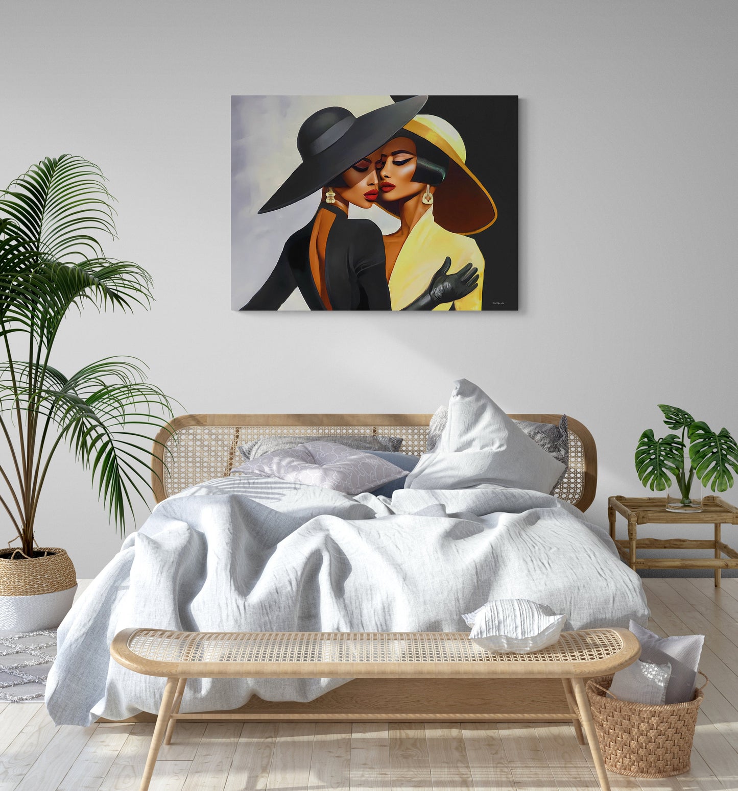 black women wall art, wall art canvas, wall art decor, room wall decor, wall art bedroom above bed