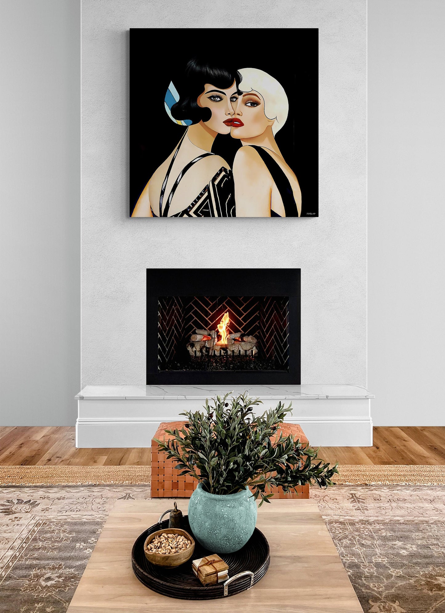 art deco,  wall art, wall art canvas, wall art decor, art nouveau, romantic wall art, woman decor