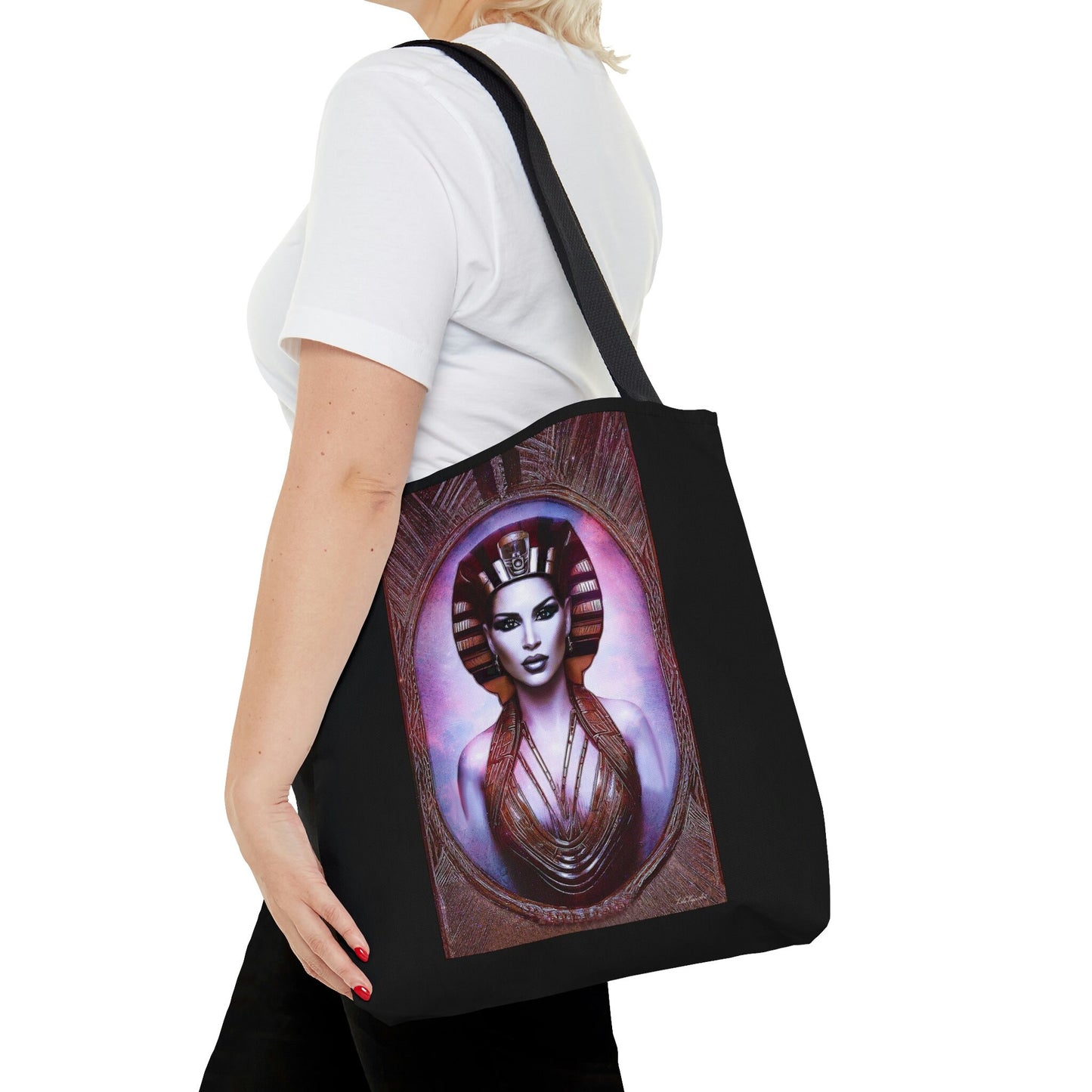 egyptian woman, goddess, bag, canvas bag, tote bag, gifts for women, canvas shopper,reusable bag, shopping bag, tote bag for women