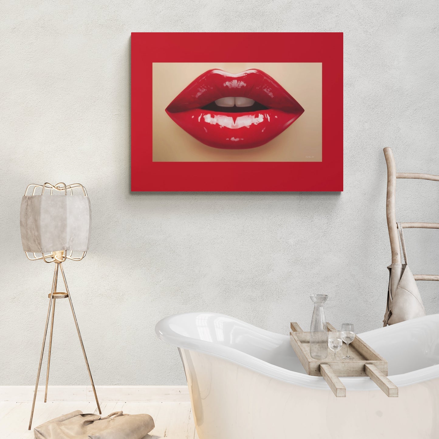 sexy red lips, mouth, wall art, wall art canvas, wall art dcor, room wall dcor, unique art, feminine wall art, beauty wall art, red art