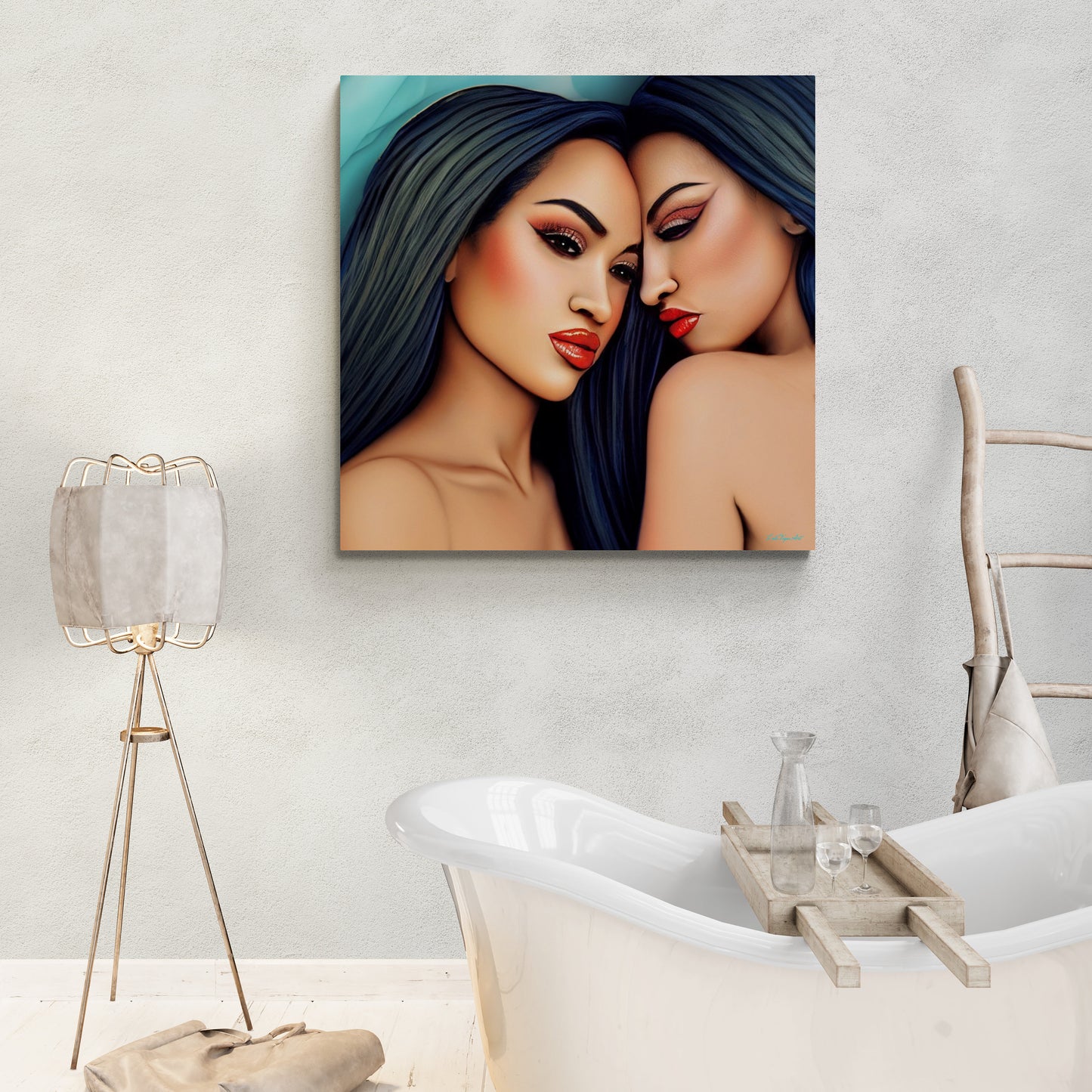 asian women,wall art, wall art canvas, wall art decor, wall art woman, women wall decor, romantic, beauty