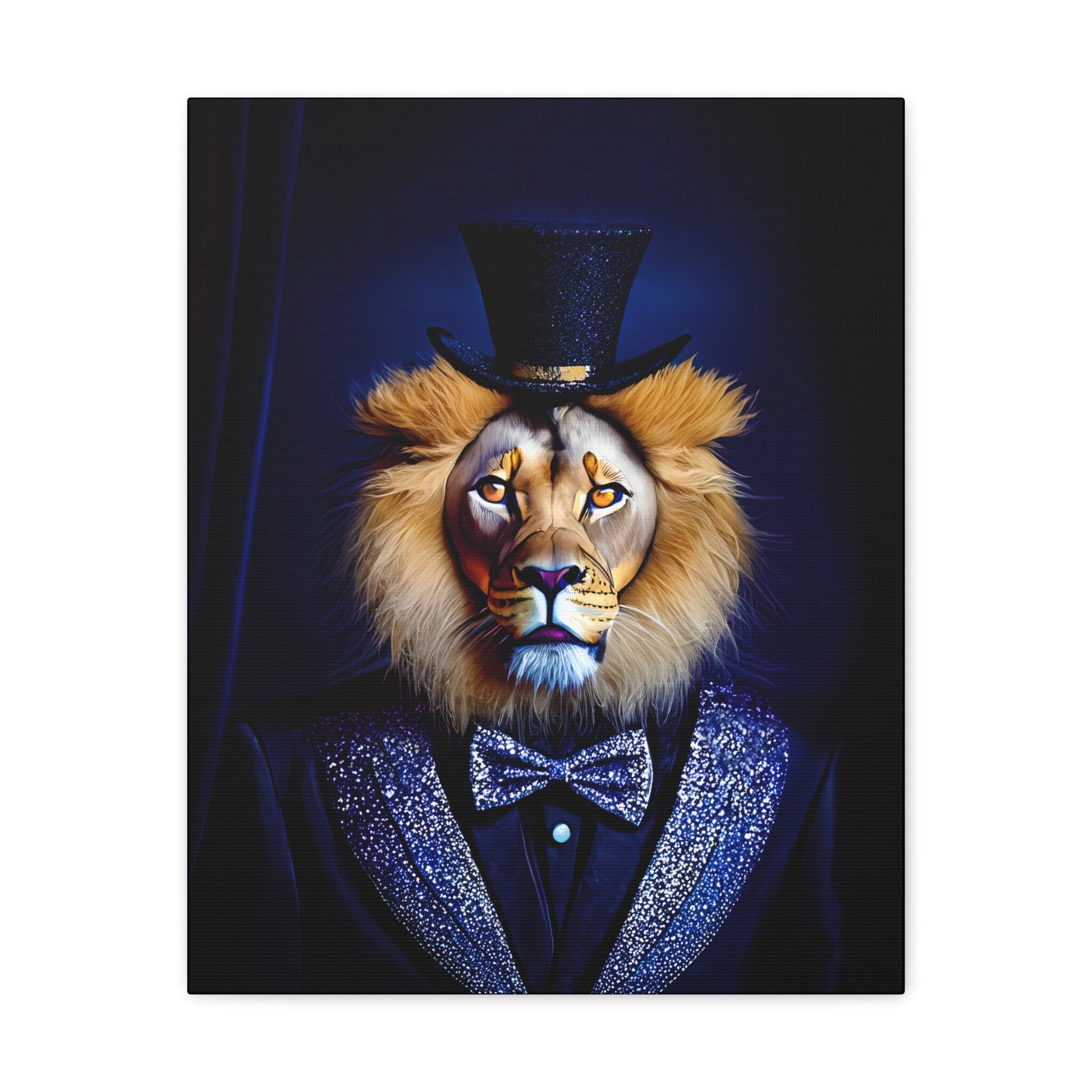 lion print big cat art, animal, wall art, wall art canvas, wall art dcor, cat prints, unique art, eclectic art, lion gift, ready to hang - LOLA VEGAS ART