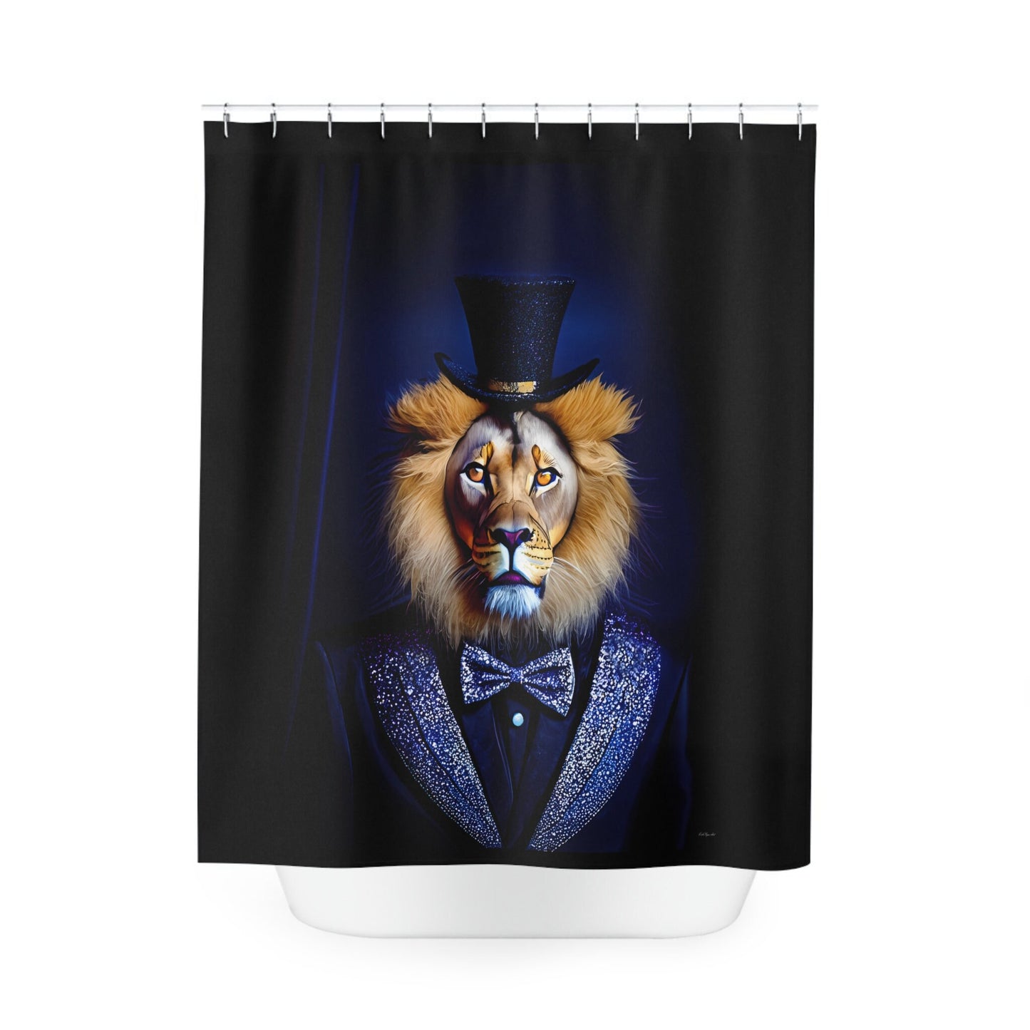 lion, big cat, animal art, shower curtain, home accessories, bathroom dcor, bathroom, home dcor, housewarming gift, shower room decor