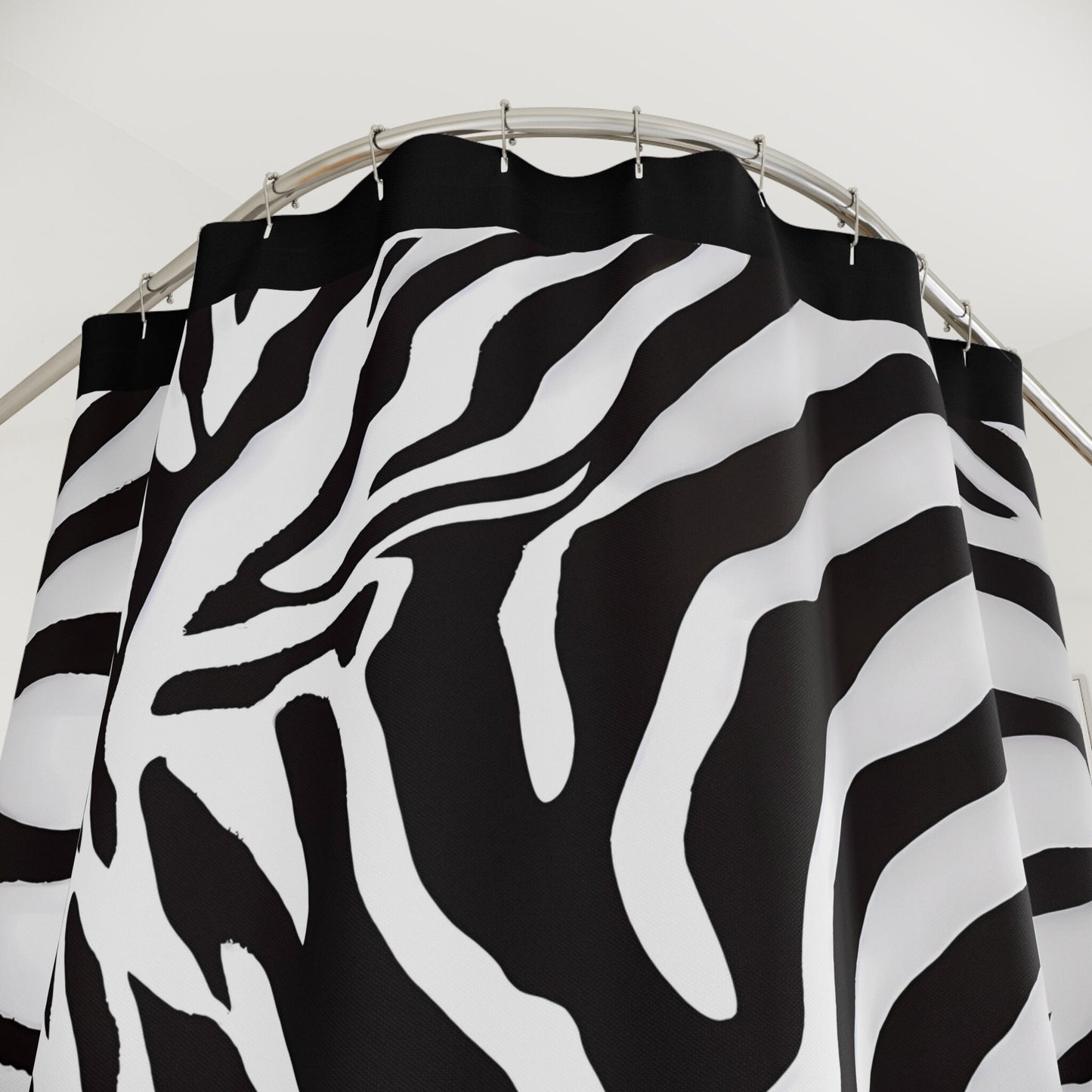 zebra print, animal print, shower curtain, home accessories, bathroom dcor, bathroom, home dcor, housewarming gift, shower room decor