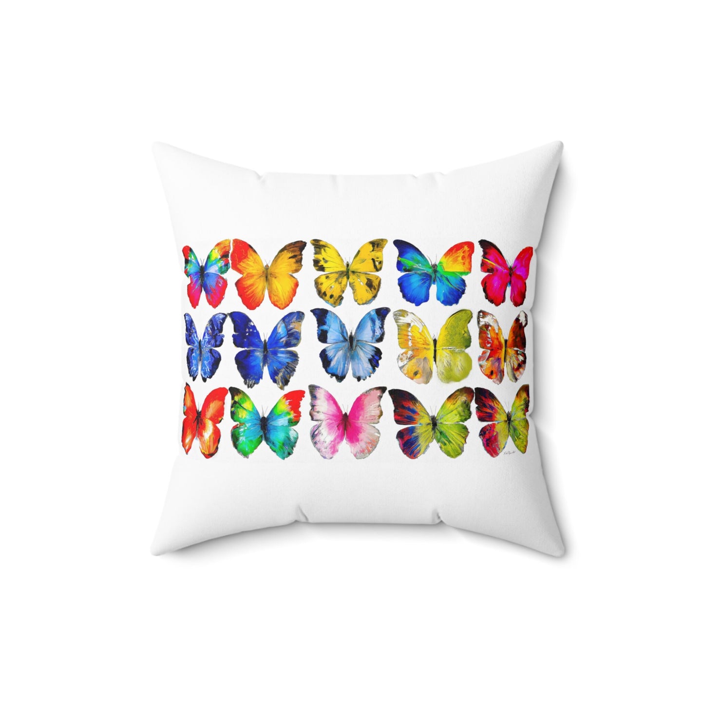 butterflies, decorative pillow, living room pillow, bedroom pillow, throw pillow, pillows, cushions, decorative pillows, accent pillow