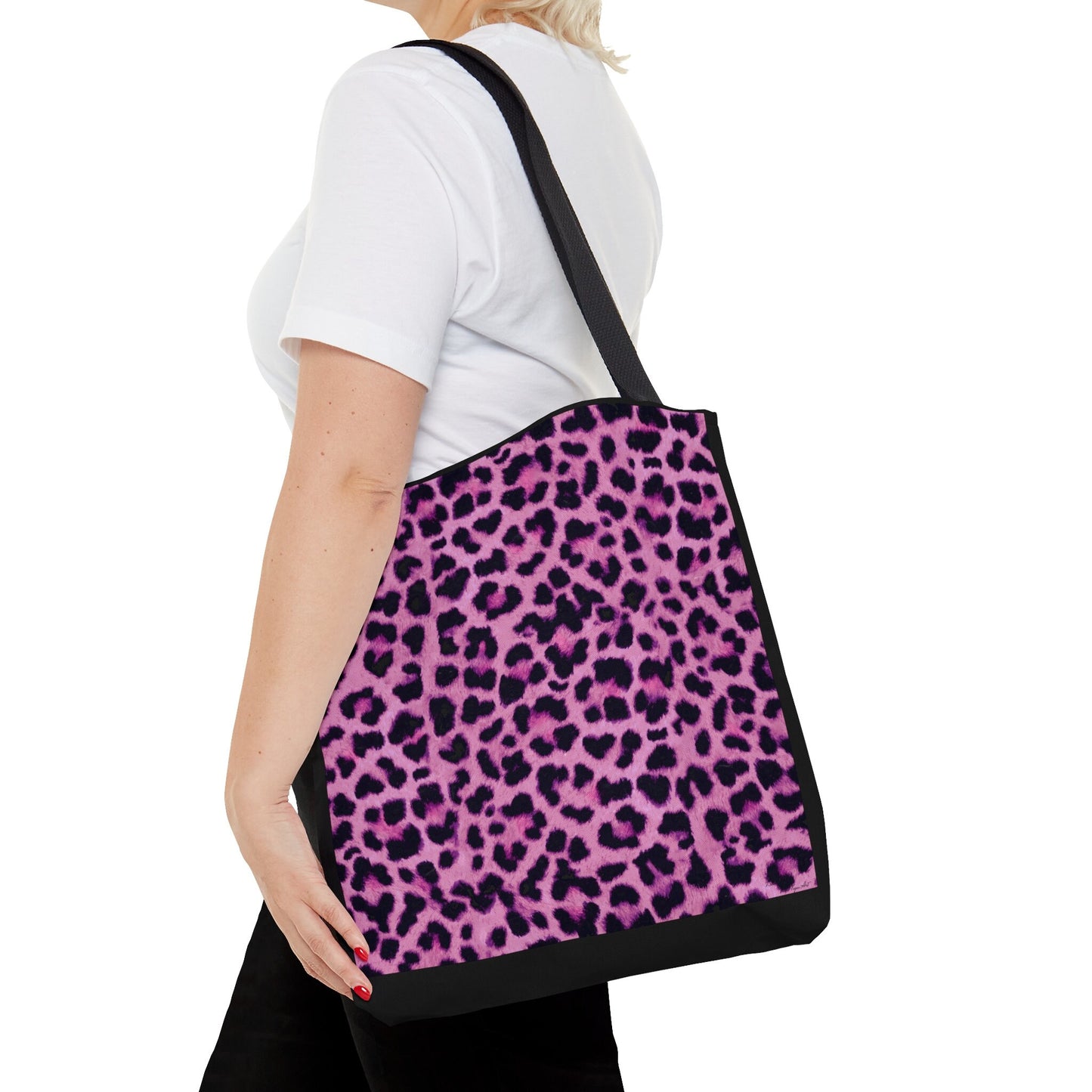 pink leopard print tote bag, bag, canvas bag, tote bag, gifts for women, oversized bag, reusable bag, shopping bag, tote bag for women