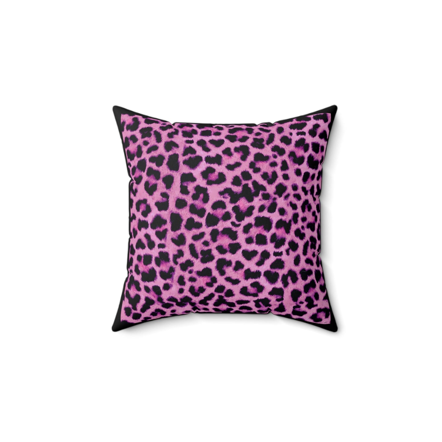 pink leopard square pillow, decorative pillow, living room pillow, bedroom pillow, throw pillow, pillows, decorative pillows, accent pillow