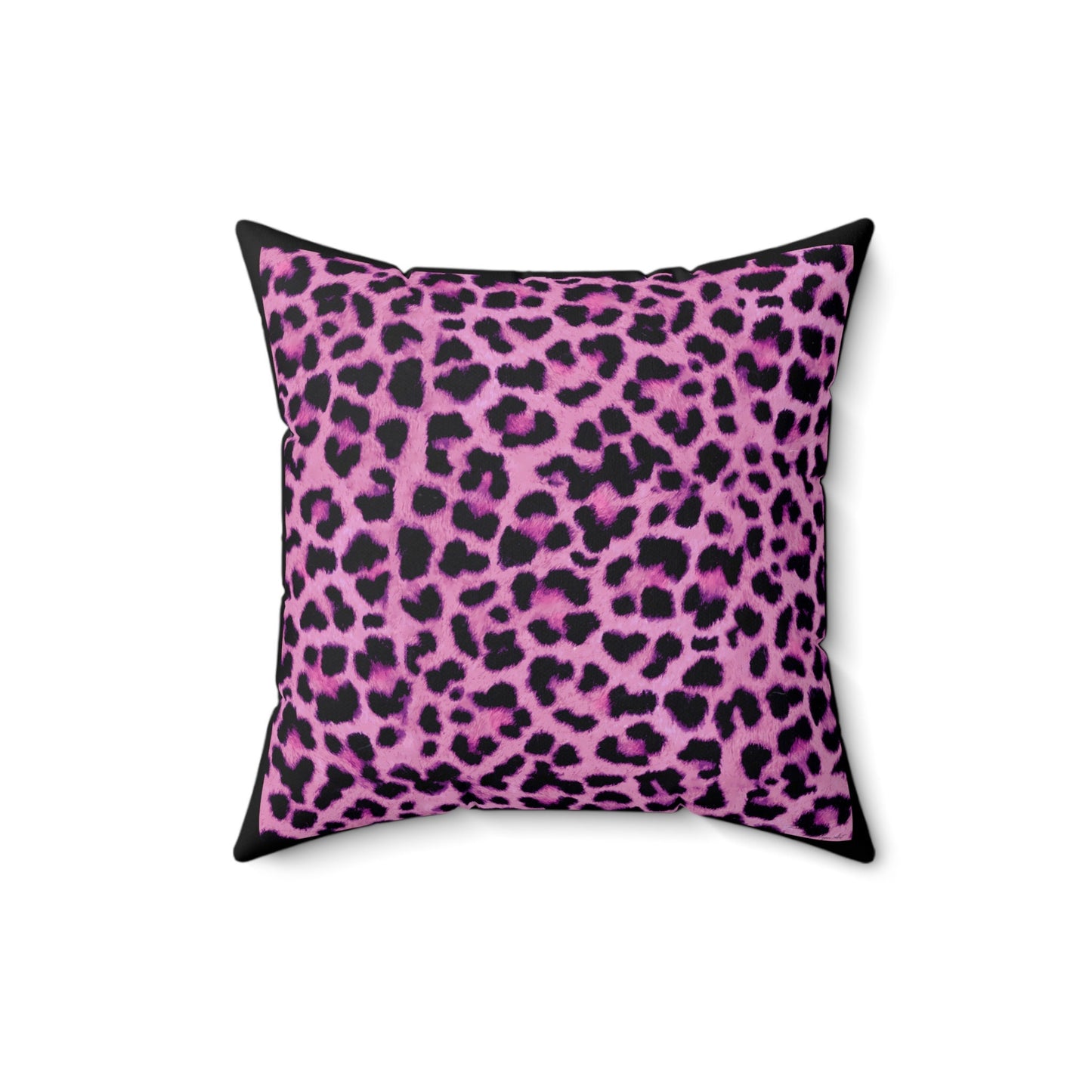 pink leopard square pillow, decorative pillow, living room pillow, bedroom pillow, throw pillow, pillows, decorative pillows, accent pillow