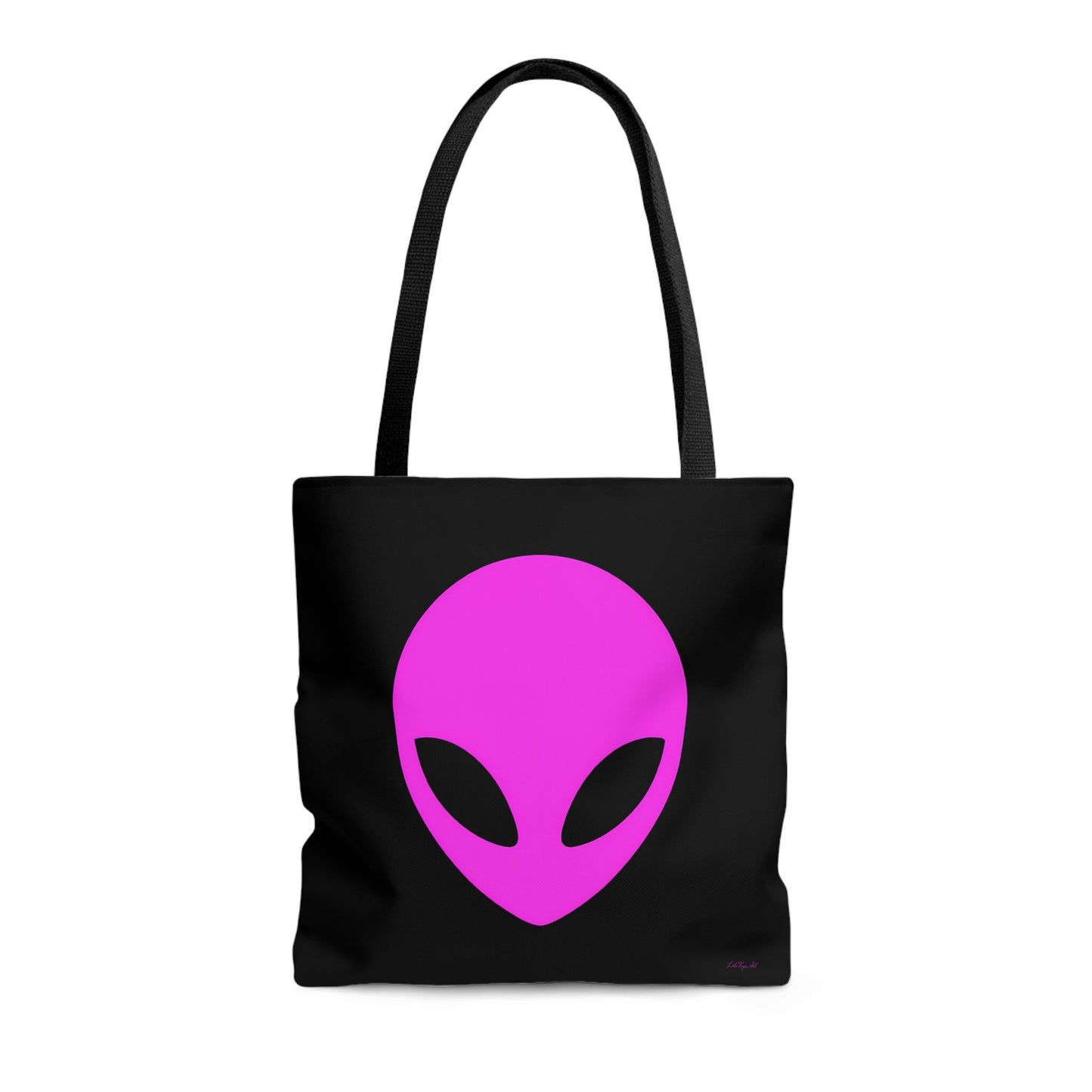 pink alien, bag, canvas bag, tote bag, gifts for women, canvas shopper, oversized canvas bag, reusable bag, shopping bag, tote bag for women