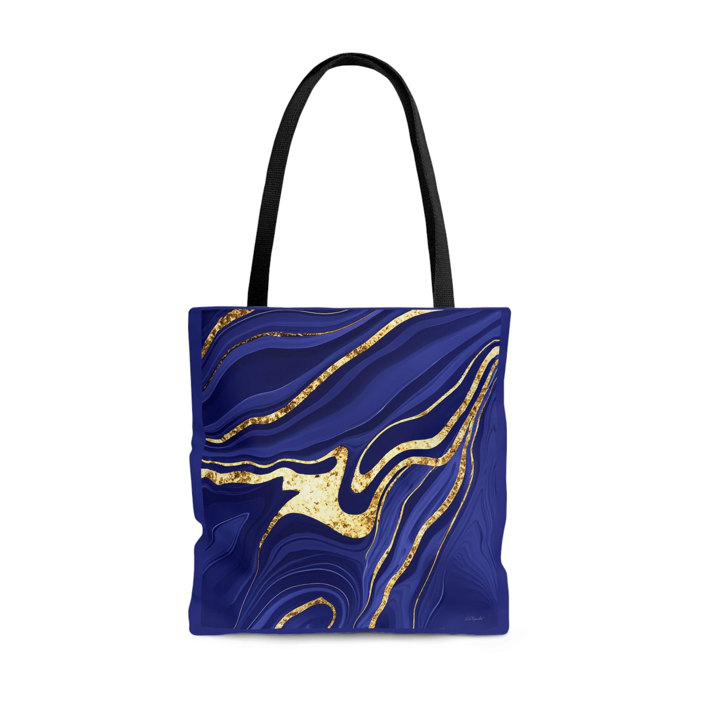 navy gold abstract tote bag, canvas bag,  gifts for women, canvas shopper, oversized bag, reusable bag, shopping bag, tote bag for women