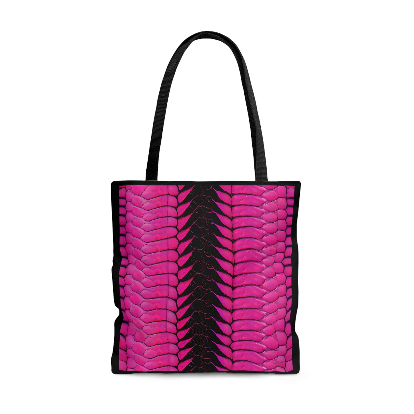 hot pink python snake skin print bag, canvas bag, tote bag, gifts for women, oversized  bag, reusable bag, shopping bag, tote bag for women