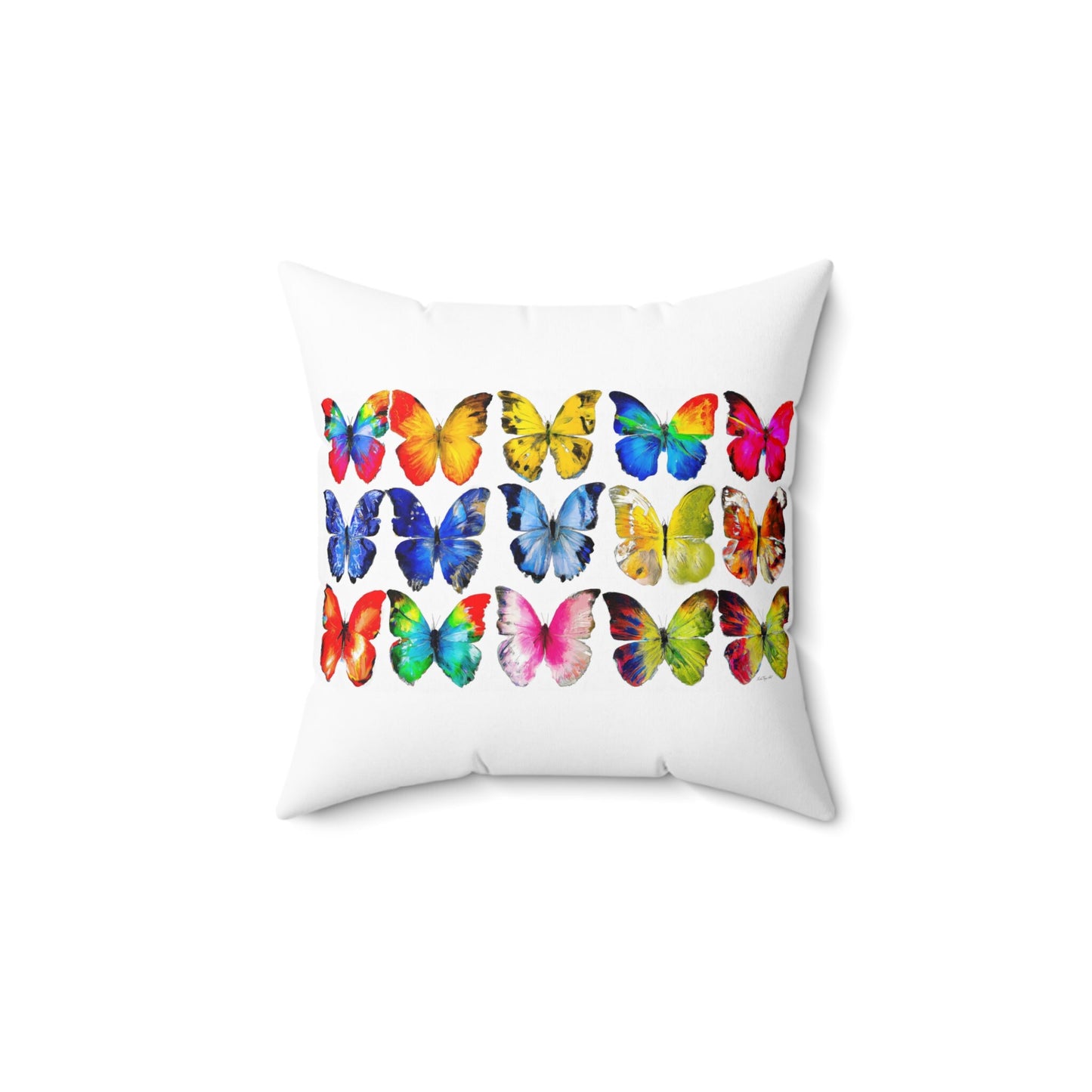 butterflies, decorative pillow, living room pillow, bedroom pillow, throw pillow, pillows, cushions, decorative pillows, accent pillow