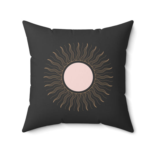 sun abstract, decorative pillow, living room pillow, bedroom pillow, throw pillow, pillows, cushions, square, accent pillow