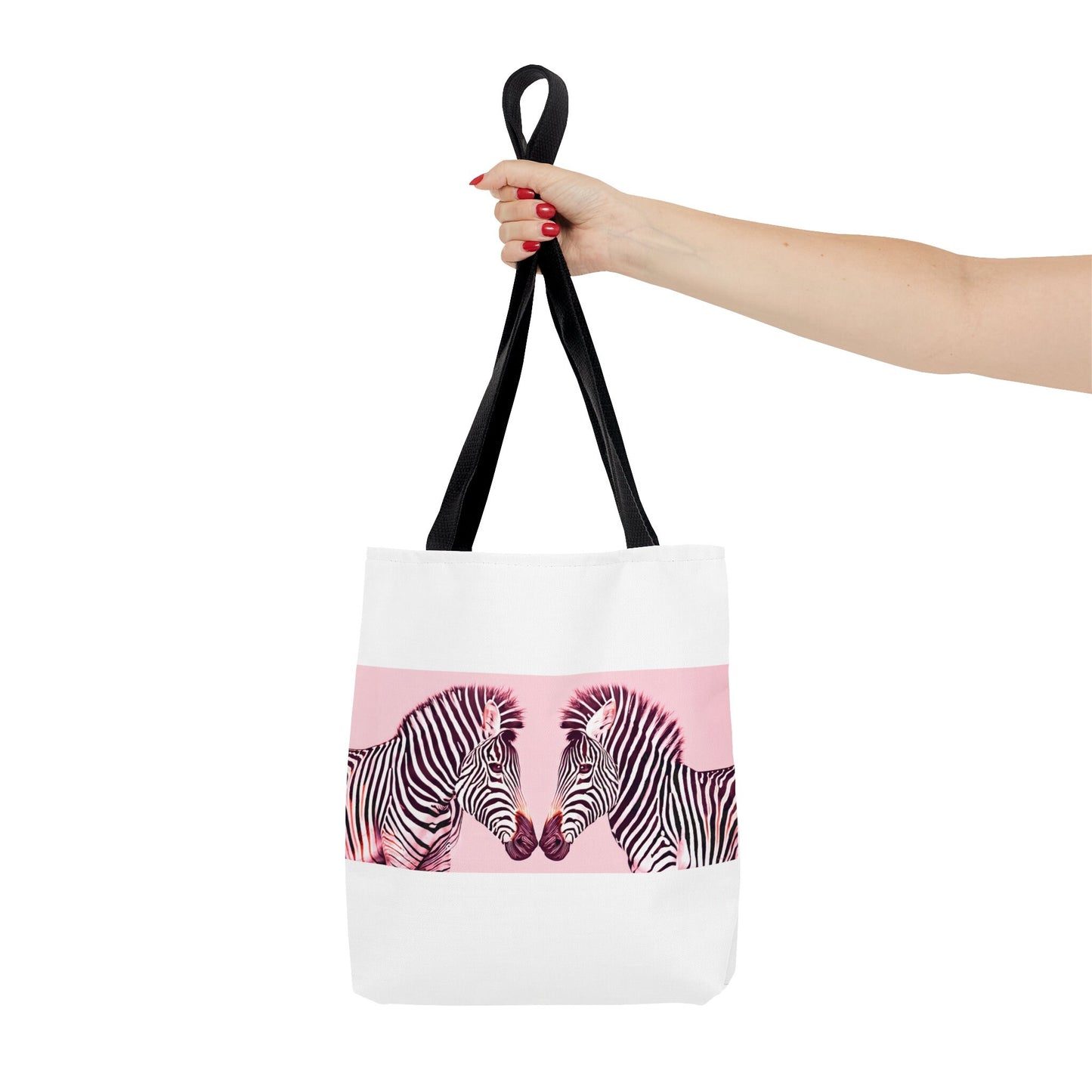 pink zebra's children's canvas tote bag, animal tote bag, kids tote bag, oversized bag, small tote bag, reusable bag, gifts for children