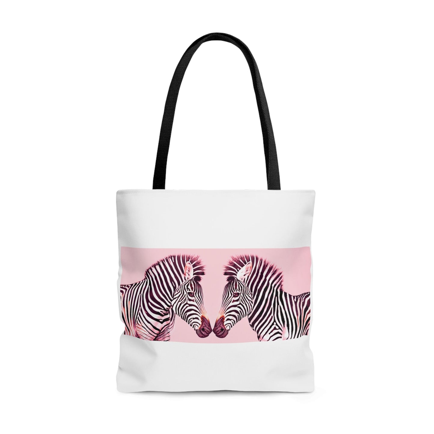 pink zebra's children's canvas tote bag, animal tote bag, kids tote bag, oversized bag, small tote bag, reusable bag, gifts for children