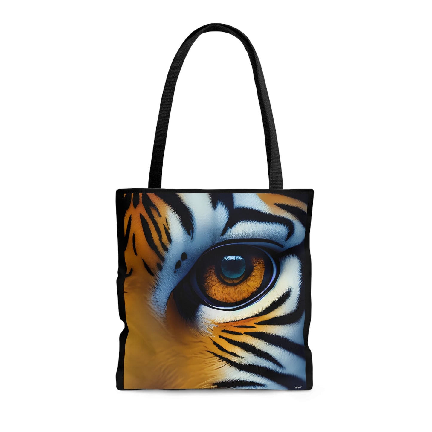 in the eye of the tiger canvas tote bag,