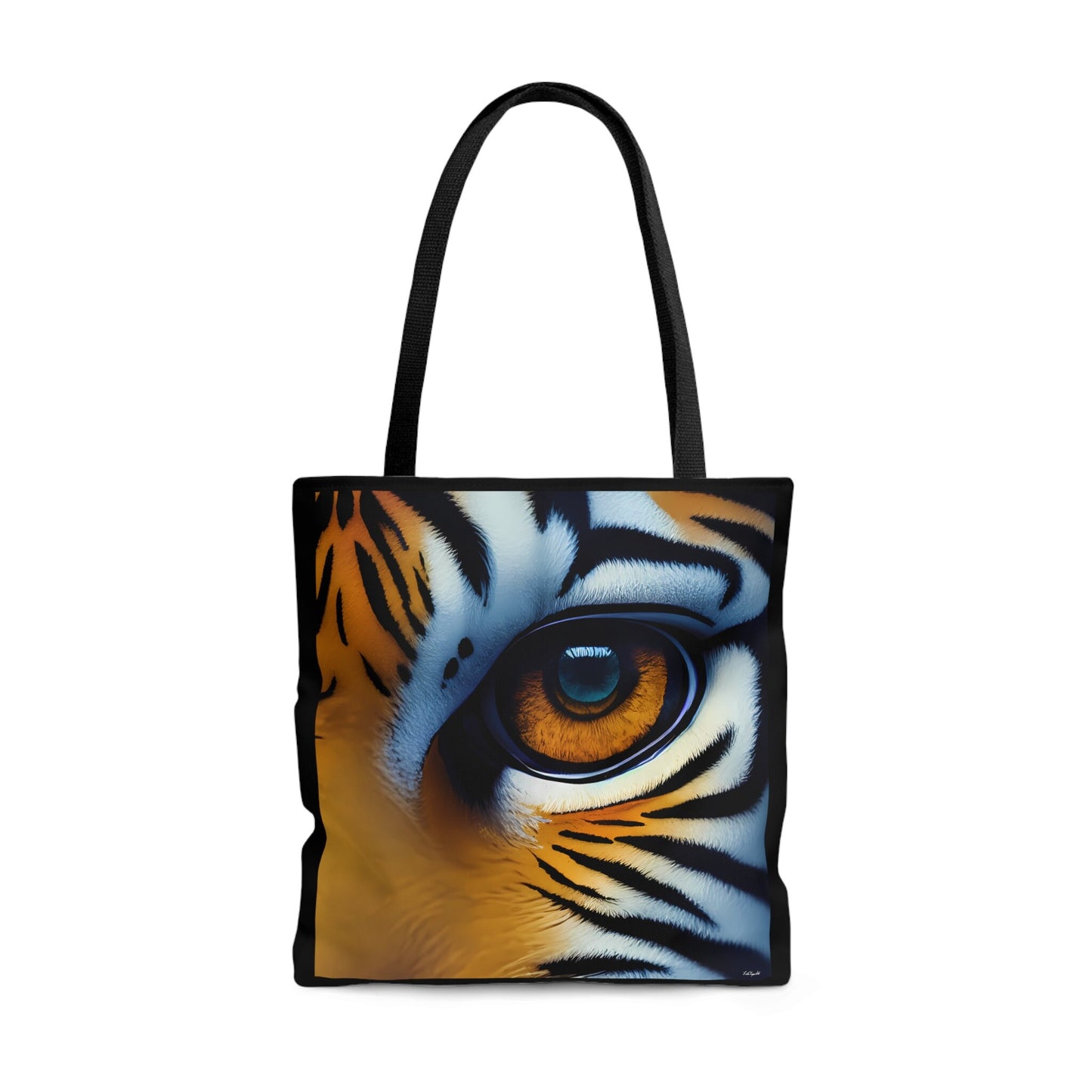 in the eye of the tiger canvas tote bag,