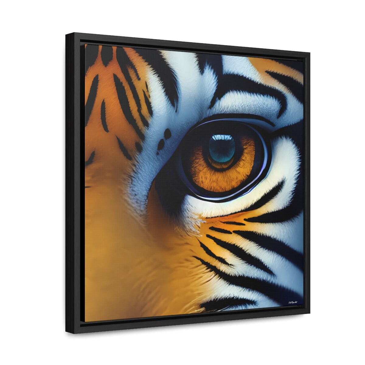 eye of the tiger framed canvas wall art, wall art with frame, wall art framed, wall art canvas with frame, wall art living room framed