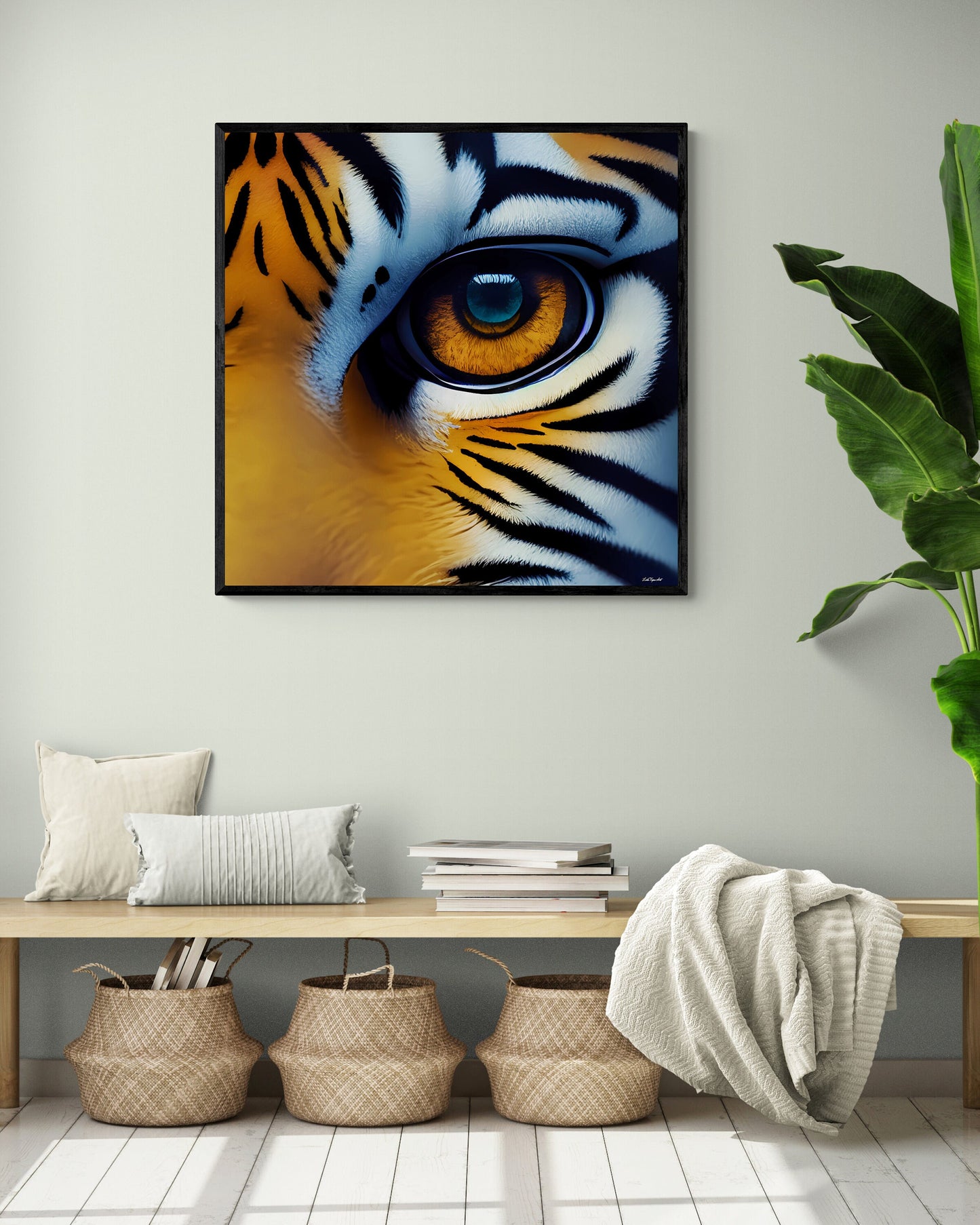 eye of the tiger framed canvas wall art, wall art with frame, wall art framed, wall art canvas with frame, wall art living room framed